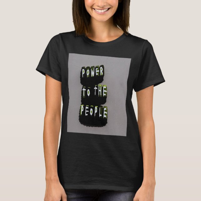 Camiseta alimentação das pessoas (Frente)