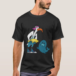 Camiseta Alimentação de gaivotas focas