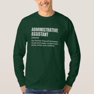 Camiseta Alimentação do Admin Assistant