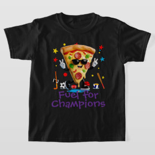 Camiseta Alimentação infantil: combustível para campeões