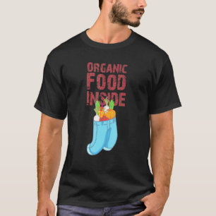 Camiseta Alimentação Orgânica Caseira Desenhada Para Jardin