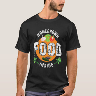 Camiseta Alimentação Orgânica Caseira Projetada Para Jardin