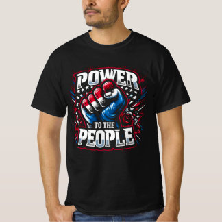 Camiseta Alimentação para o Desenho de Punho do Pessoas