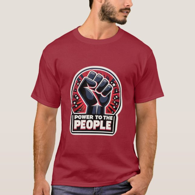 CAMISETA ALIMENTAÇÃO PARA O PESSOAS 6 (Frente)