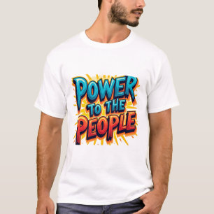 Camiseta alimentação para o pessoas cita t-shirt design
