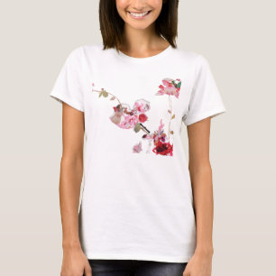Camiseta Alimentação rosa