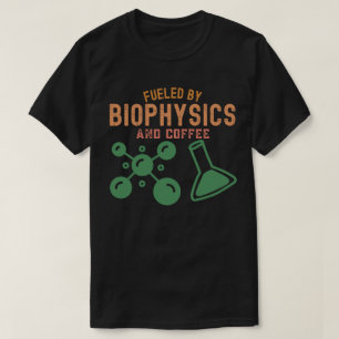 Camiseta Alimentado Pela Biofísica E Café