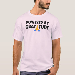 Camiseta Alimentado pela Gratidão