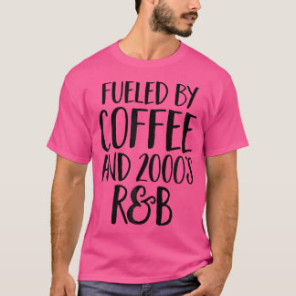 Camiseta Alimentado Pelo Café E Pela Noite De Música Rb De