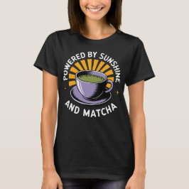 Camiseta Alimentado Pelo Sol e Matcha
