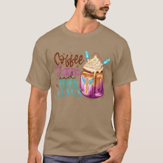 Camiseta Alimentado por amigos Coffee Compassion Nurse Life