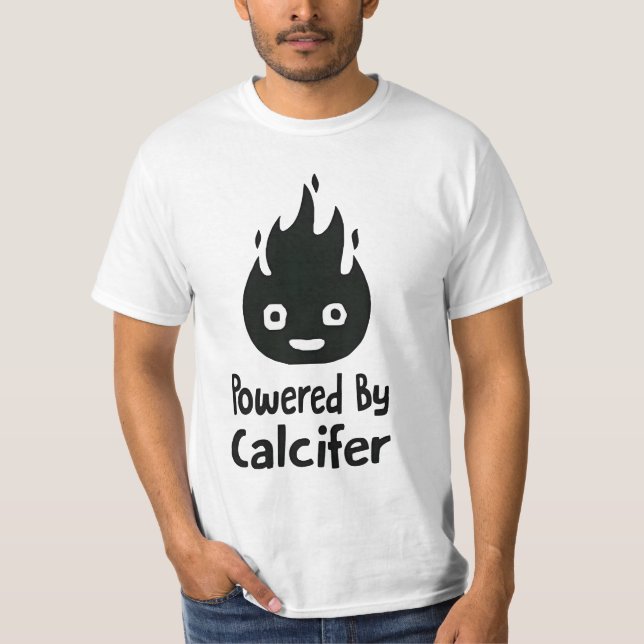 Camiseta Alimentado por Calcifer (Frente)