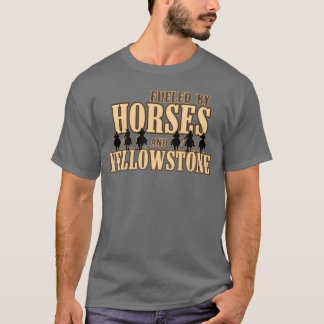 Camiseta Alimentado por Cavalos Engraçado
