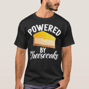 Camiseta Alimentado por Cheesecake 4165