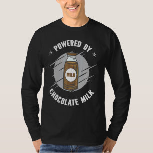Camiseta Alimentado Por Chocagem De Chocolate