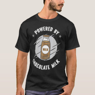 Camiseta Alimentado Por Chocagem De Chocolate