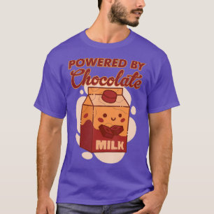 Camiseta Alimentado Por Chocolate Dark De Bar De Cacau Choc