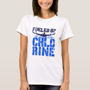 Camiseta Alimentado por Cloro Nadador Piscina