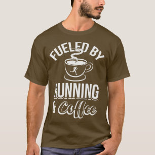 Camiseta Alimentado Por Corrente E Café