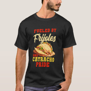 Camiseta Alimentado por Frijoles e Orgulho Catracho Comida