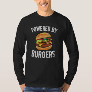 Camiseta Alimentado por Hambúrgueres - Cheeseburger