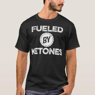 Camiseta Alimentado Por Ketones Keto Ketogênico Prêmio De
