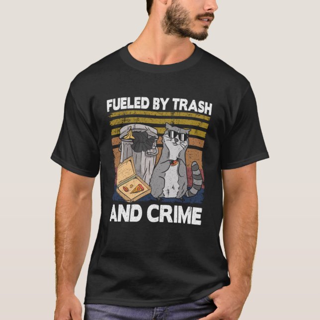 Camiseta Alimentado Por Lixo E Lixo Criminoso Pode Engraçad (Frente)