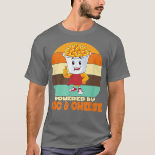 Camiseta Alimentado Por Macs E Macaronis De Queijo E Queijo
