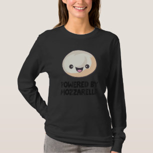 Camiseta Alimentado por Mozzarella