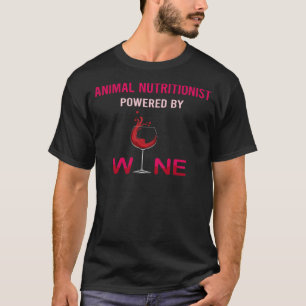 Camiseta Alimentado Por Nutricionista De Vinho