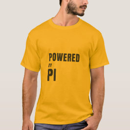 Camiseta Alimentado Por Pi Design Divertido Professor de Ma