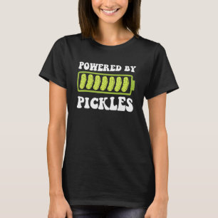 Camiseta Alimentado Por Picles Eu Adoro Picles