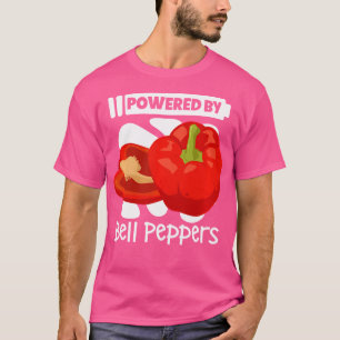 Camiseta Alimentado Por Pimenta De Bell