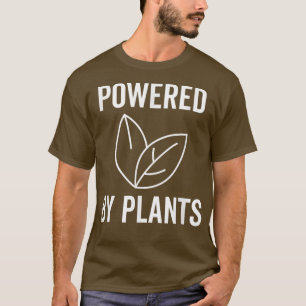 Camiseta Alimentado Por Plantas Funny Vegan Plant Based Veg