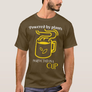 Camiseta Alimentado por plantas, infectado em uma caneca-co