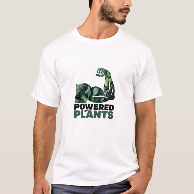 Camiseta Alimentado Por Plantas Legal Trend Vegan T-shirt (Frente)