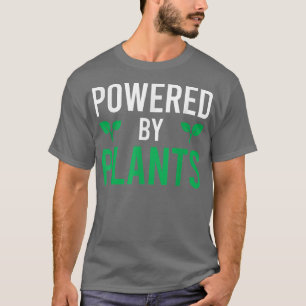 Camiseta Alimentado Por Plantas Vegetais Vegetais Vegan Wor
