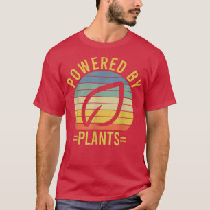 Camiseta Alimentado Por Plantas Vegetais Vegetais Vegan Wor