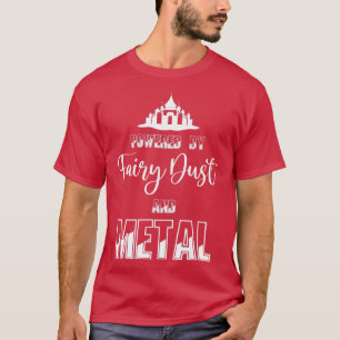 Camiseta Alimentado Por Pó De Fada E Metal