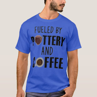 Camiseta Alimentado Por Potência E Sobrealimentado Com Café