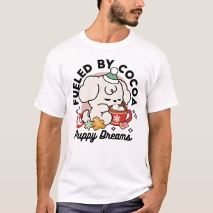 Camiseta Alimentado por Sonhos de Cacau e Cãozinho - Cachor