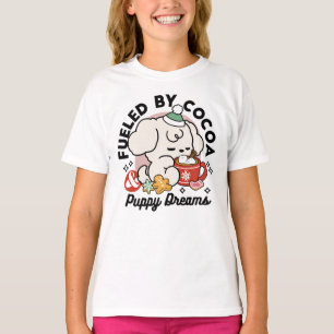 Camiseta Alimentado por Sonhos de Cacau e Cãozinho - Cachor