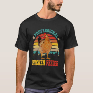 Camiseta Alimentador De Frango Profissional Vintage Retro A