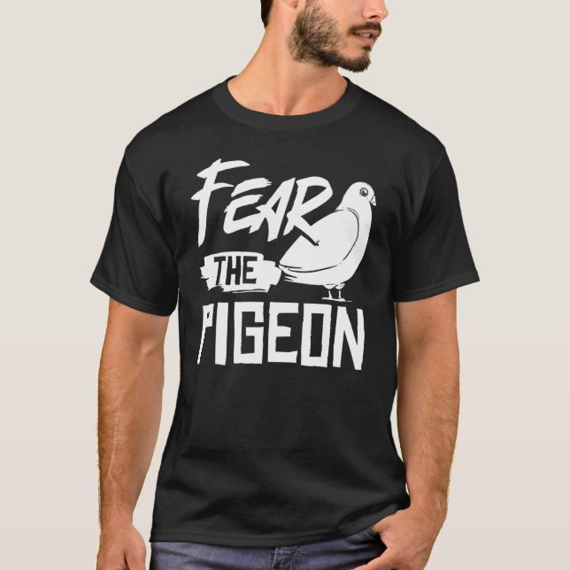 Camiseta Alimentador De Ovos De Criador De Aves De Pombo (Frente)