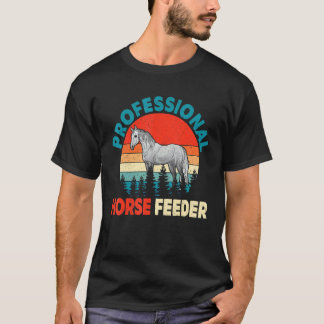 Camiseta Alimentador Profissional de Cavalos Fazendeiro Div