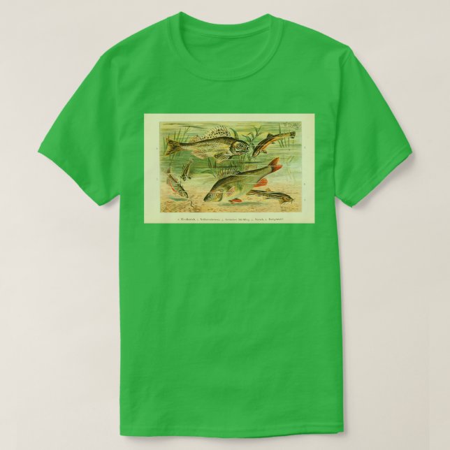 Camiseta Alimentadores de peixe e de fundo grosseiro (Frente do Design)