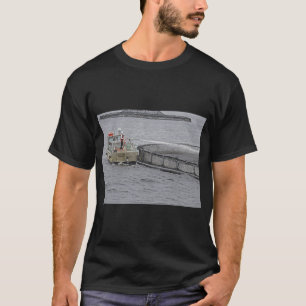 Camiseta Alimentando os peixes, Macquarie Harbour, Tasmânia