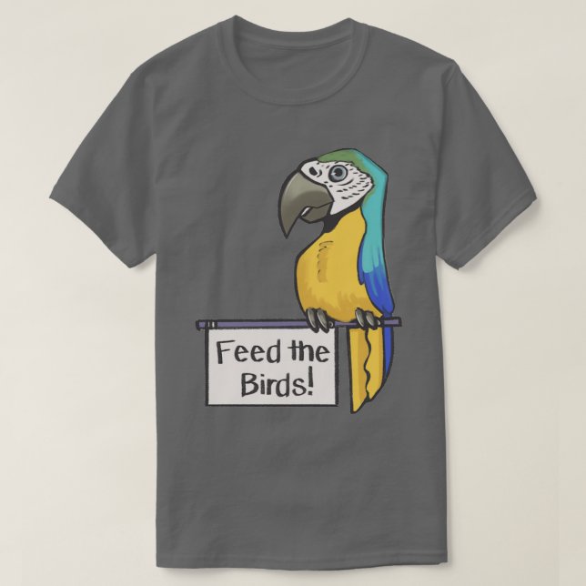Camiseta Alimente as aves (Frente do Design)