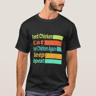 Camiseta Alimente FrangoComa Frango Novamenterepetir
