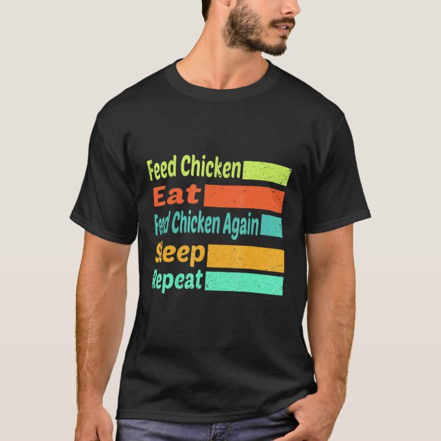 Camiseta Alimente FrangoComa Frango Novamenterepetir (Frente)